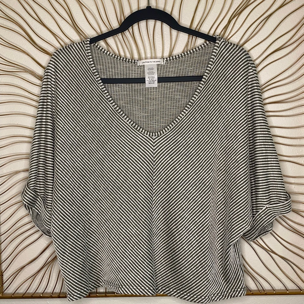 2 soft striped shirts purchased from TJ Maxx